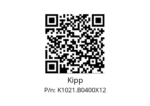   Kipp K1021.B0400X12