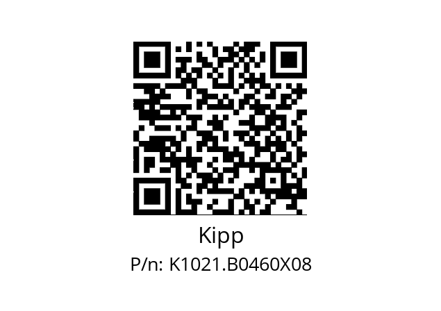   Kipp K1021.B0460X08