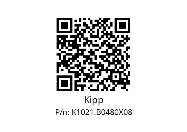   Kipp K1021.B0480X08