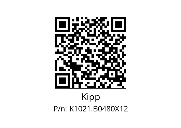   Kipp K1021.B0480X12