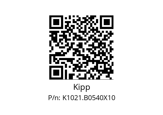   Kipp K1021.B0540X10