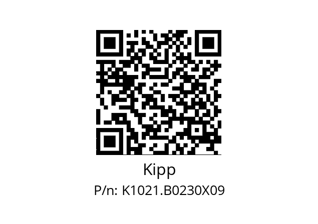   Kipp K1021.B0230X09