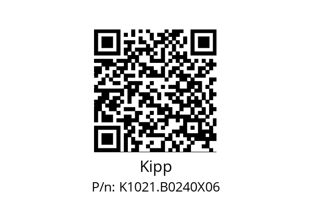   Kipp K1021.B0240X06