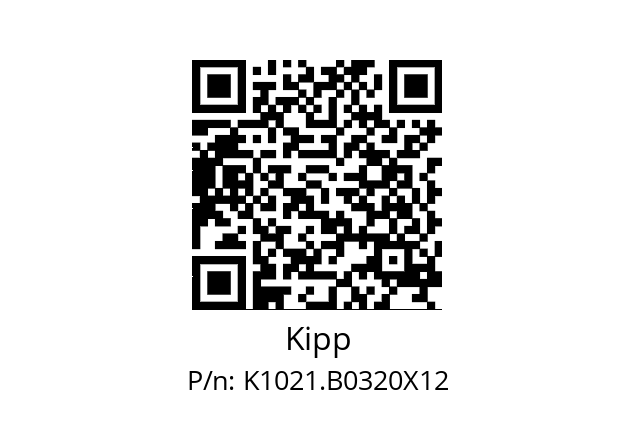   Kipp K1021.B0320X12