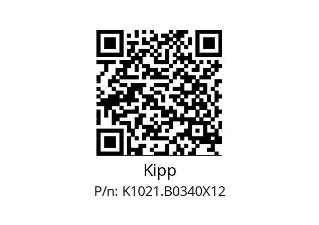   Kipp K1021.B0340X12