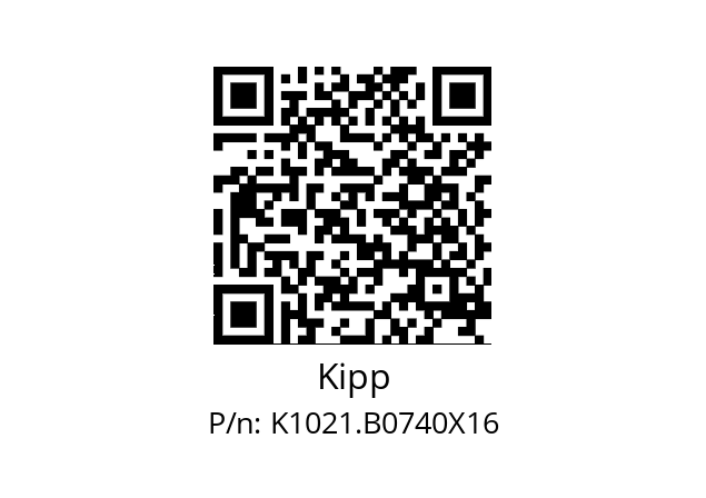   Kipp K1021.B0740X16