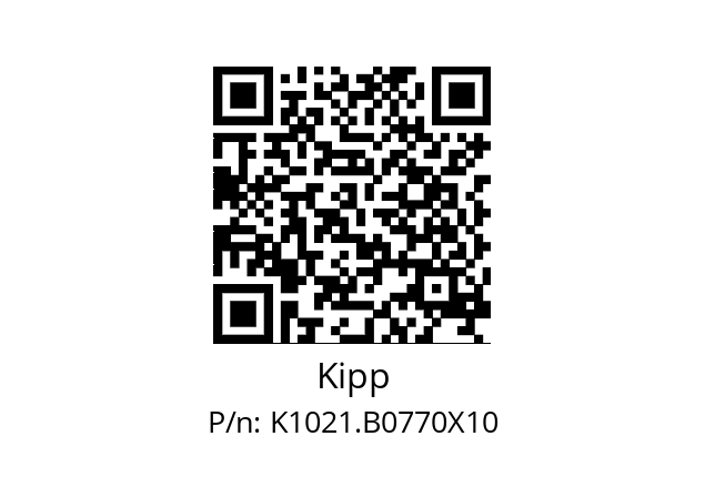   Kipp K1021.B0770X10