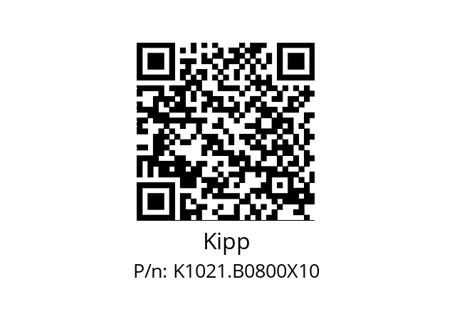   Kipp K1021.B0800X10