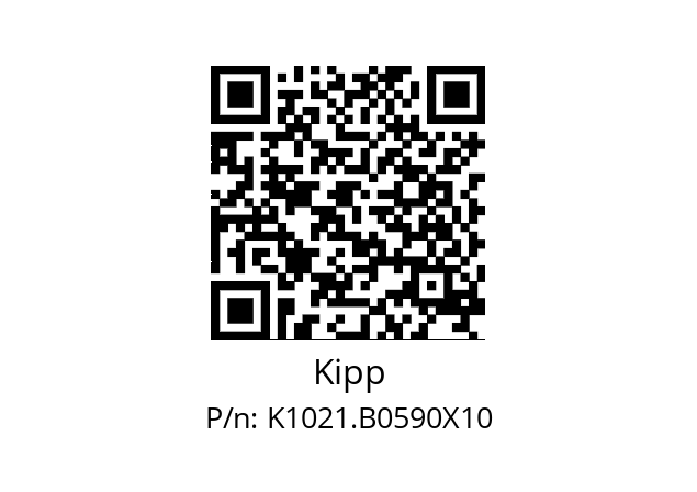   Kipp K1021.B0590X10