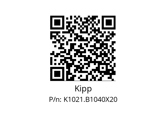   Kipp K1021.B1040X20