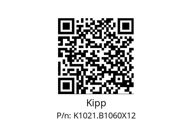   Kipp K1021.B1060X12