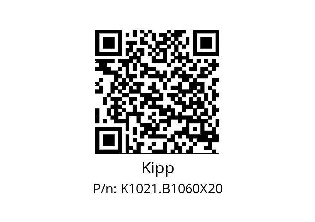   Kipp K1021.B1060X20