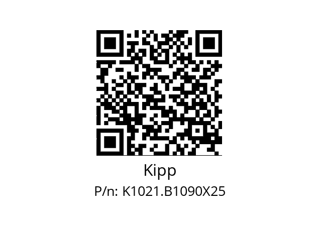   Kipp K1021.B1090X25