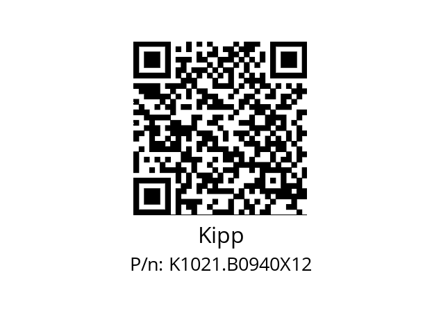   Kipp K1021.B0940X12