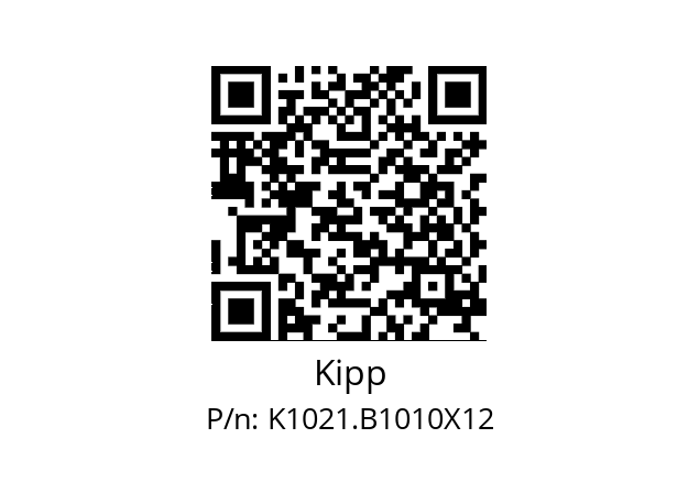   Kipp K1021.B1010X12