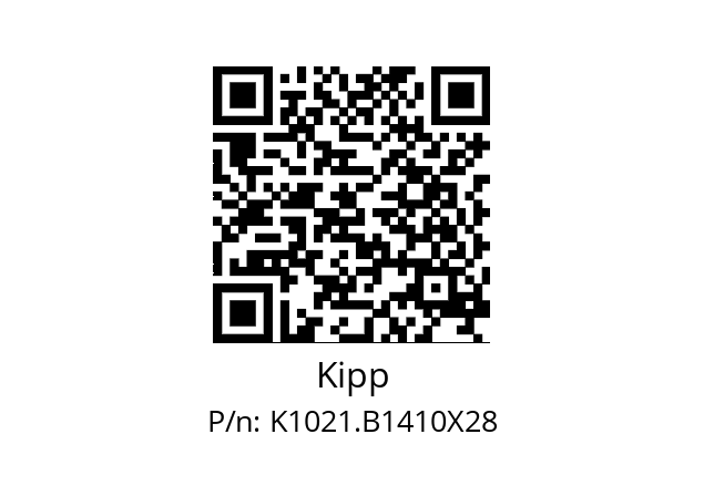   Kipp K1021.B1410X28