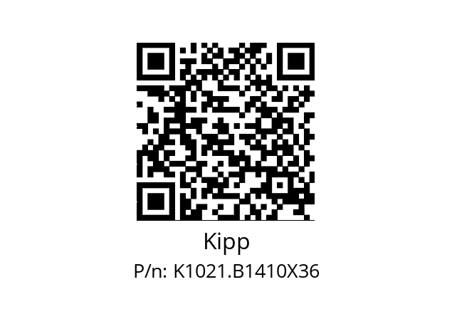   Kipp K1021.B1410X36