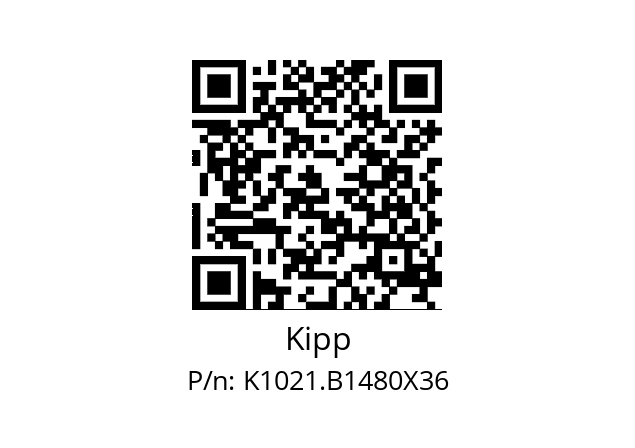   Kipp K1021.B1480X36