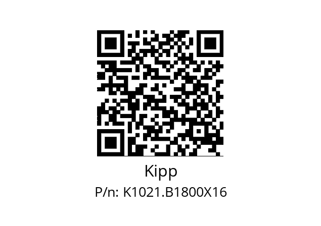   Kipp K1021.B1800X16