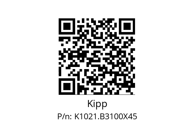   Kipp K1021.B3100X45