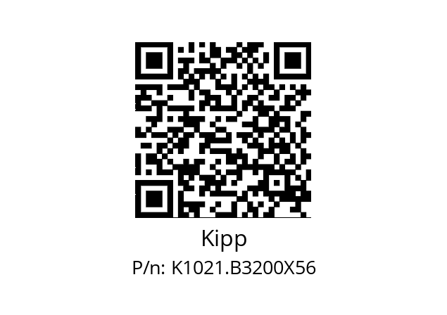   Kipp K1021.B3200X56