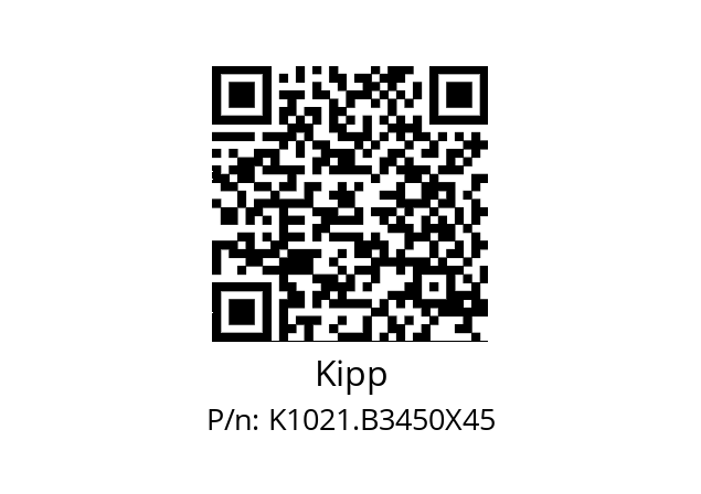   Kipp K1021.B3450X45