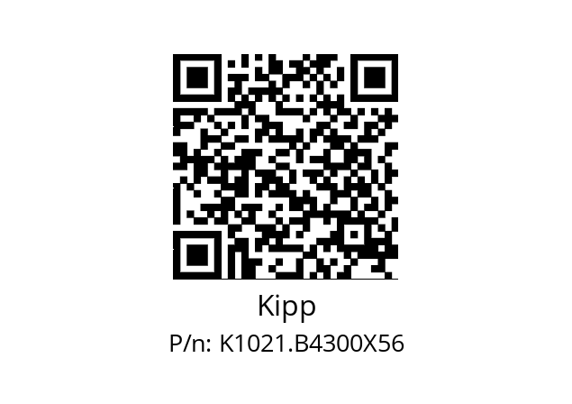   Kipp K1021.B4300X56