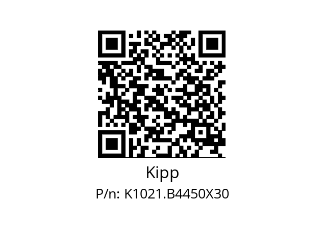   Kipp K1021.B4450X30