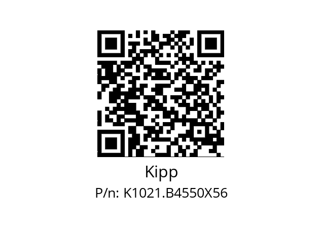   Kipp K1021.B4550X56