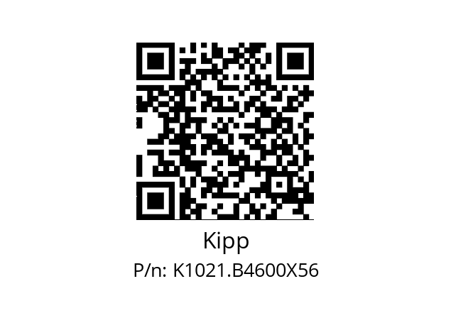   Kipp K1021.B4600X56