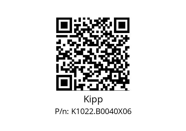   Kipp K1022.B0040X06