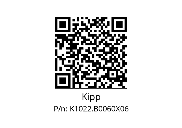   Kipp K1022.B0060X06