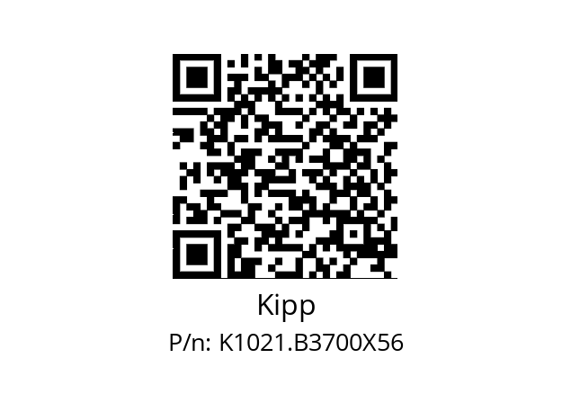   Kipp K1021.B3700X56