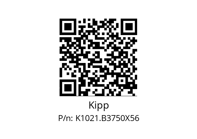   Kipp K1021.B3750X56