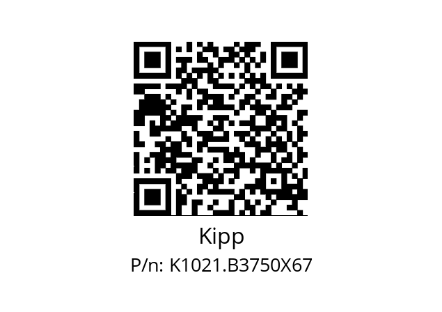   Kipp K1021.B3750X67