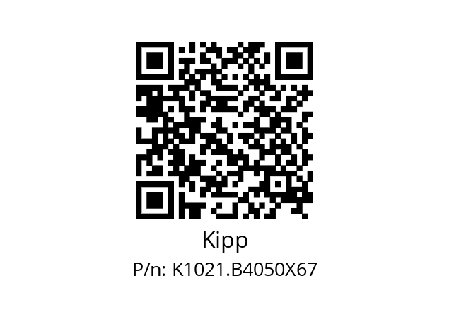   Kipp K1021.B4050X67