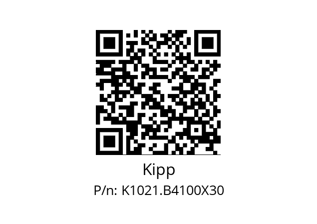   Kipp K1021.B4100X30