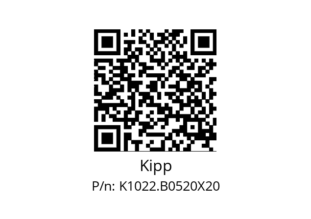   Kipp K1022.B0520X20