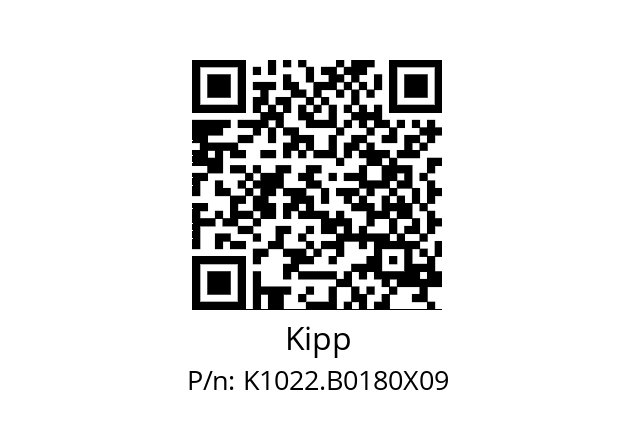   Kipp K1022.B0180X09