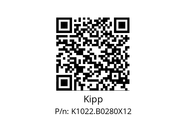   Kipp K1022.B0280X12