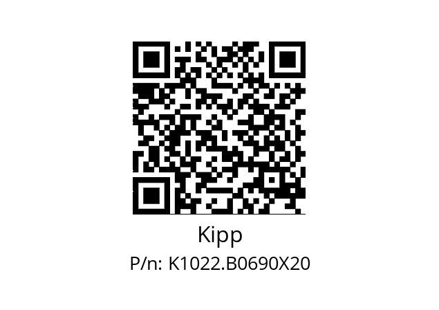   Kipp K1022.B0690X20