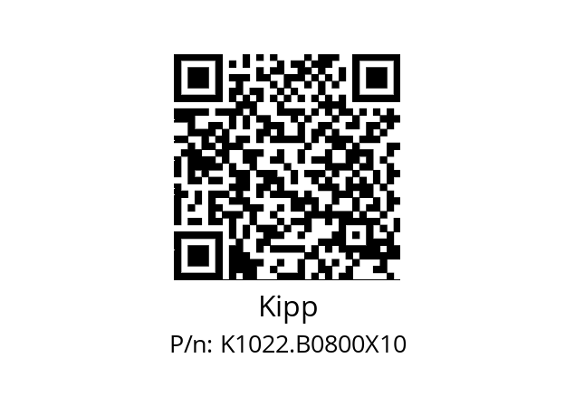   Kipp K1022.B0800X10