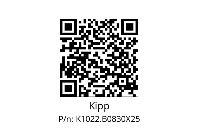   Kipp K1022.B0830X25