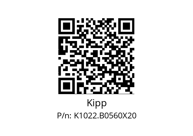   Kipp K1022.B0560X20