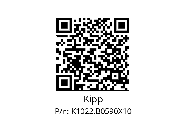   Kipp K1022.B0590X10