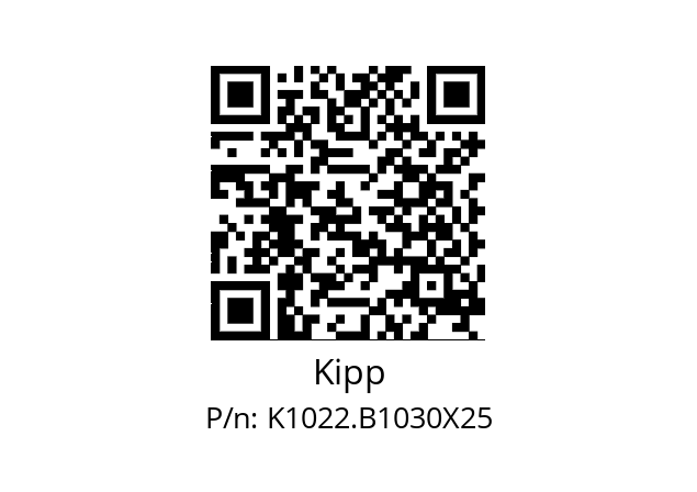   Kipp K1022.B1030X25