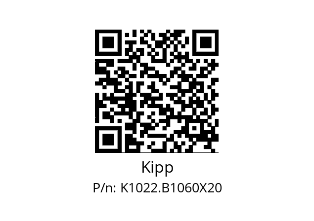   Kipp K1022.B1060X20