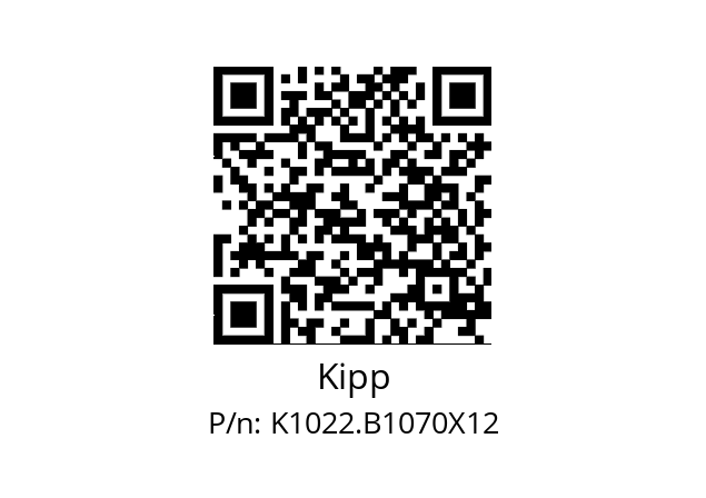   Kipp K1022.B1070X12