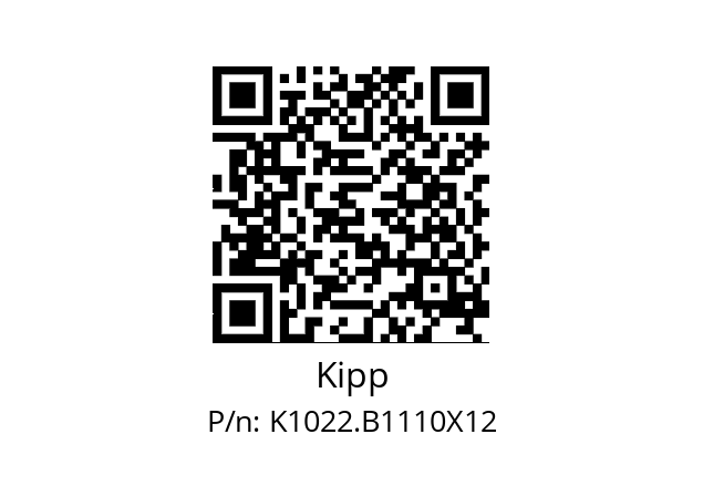   Kipp K1022.B1110X12