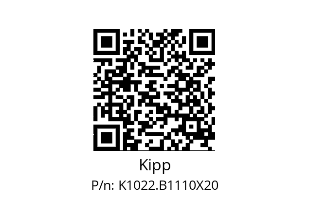   Kipp K1022.B1110X20